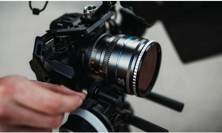 SIRUI Night Walker T1.2 S35 Cine Objektiv-Set, 24 mm, 35 mm, 55 mm, grosse Blende, manueller Fokus (