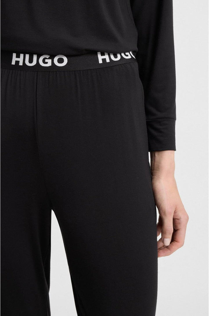 HUGO Damen Unite Pyjama_Pant XS Black1, XS Black1