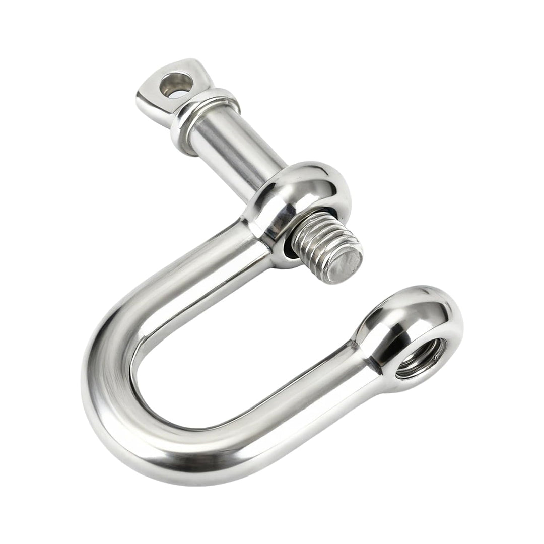 Edelstahl Schäkel Schloss, 10mm D Ring Schraube Bogen Anker für Marine Boot, Ketten Schäkel mit Pin