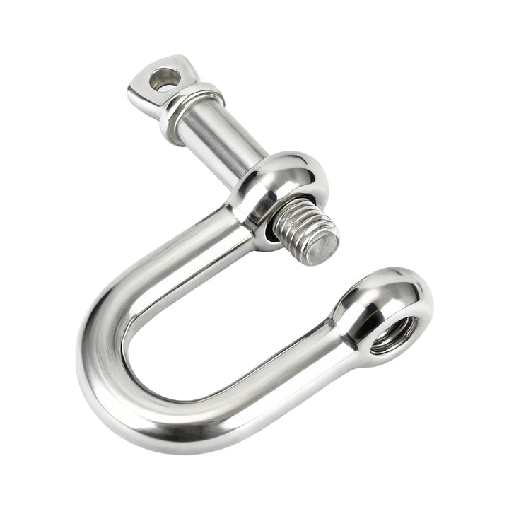 Edelstahl Schäkel Schloss, 10mm D Ring Schraube Bogen Anker für Marine Boot, Ketten Schäkel mit Pin