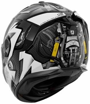 Shark Spartan Gt Carbon Urikan Carbon Anthracite White DAW