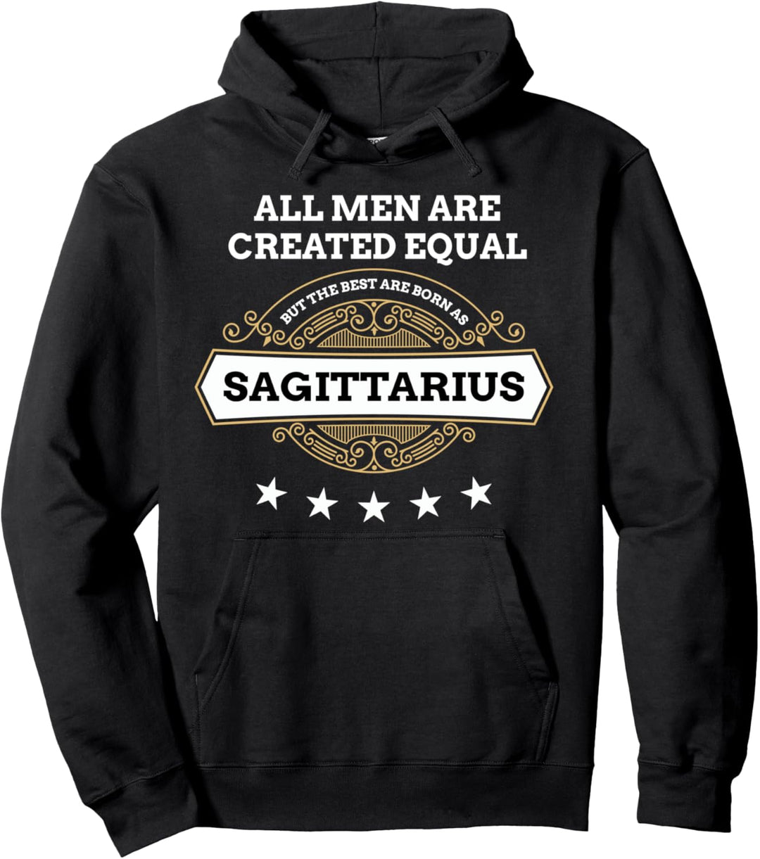 November December All Men Equal But Best Born As Sagittarius Pullover Hoodie