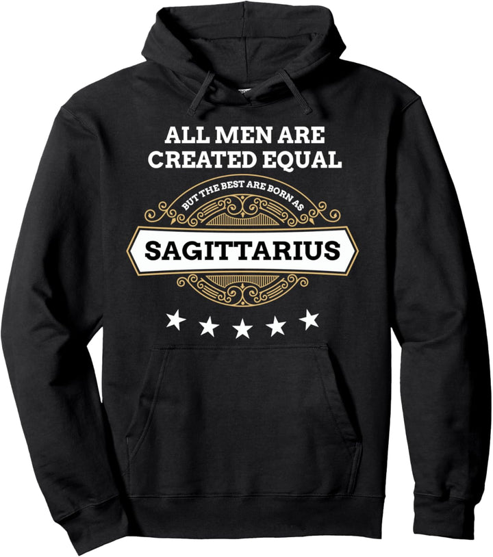 November December All Men Equal But Best Born As Sagittarius Pullover Hoodie