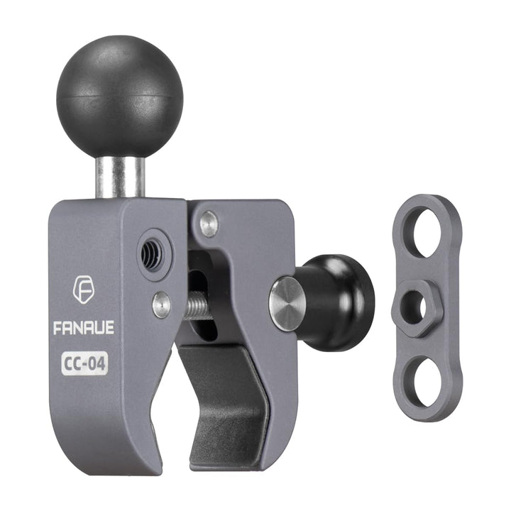 FANAUE CC-04F Schutz vor Diebstahl Lenkerklemmbasis mit 1" Ball Adapter für Durchmesser 13-52mm Moto