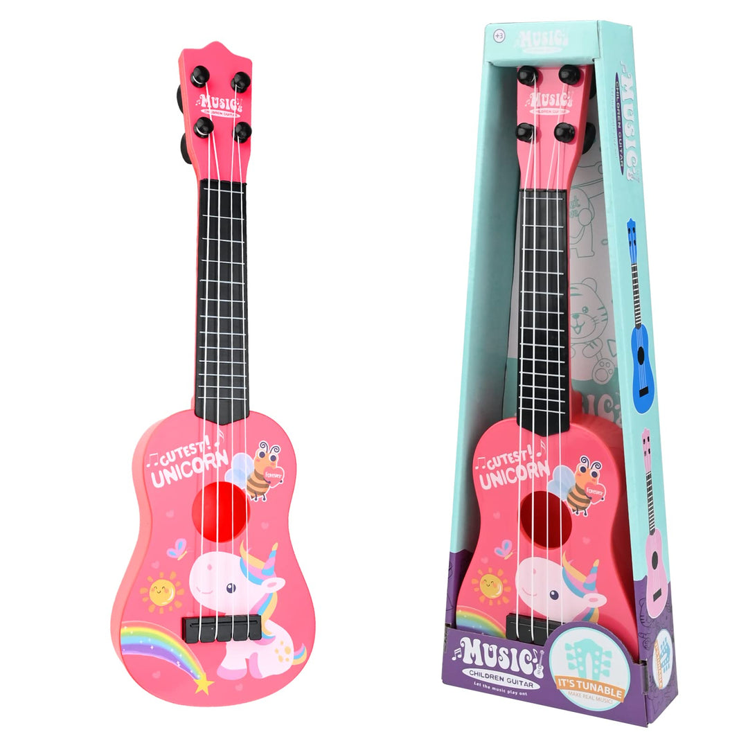 42 cm Gitarre für Kinder, Kindergitarre Gitarre Musikspielzeug Ukulele Instrument Musik-Ukulele-Gita
