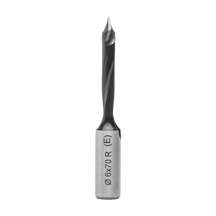ENT 23163 Durchgangsbohrer HW, Schaft (S) 10 mm, Durchmesser (D) 6 mm, NL 35 mm, SL 24 mm, L 70 mm,