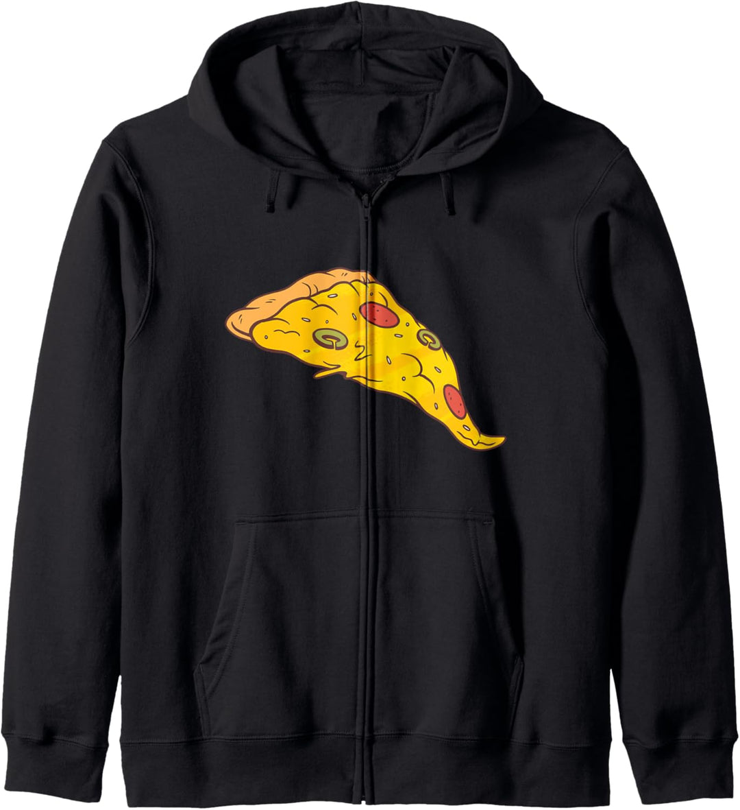 Vater Sohn Partnerlook Pizza Lustiges Familien Partneroutfit Kapuzenjacke