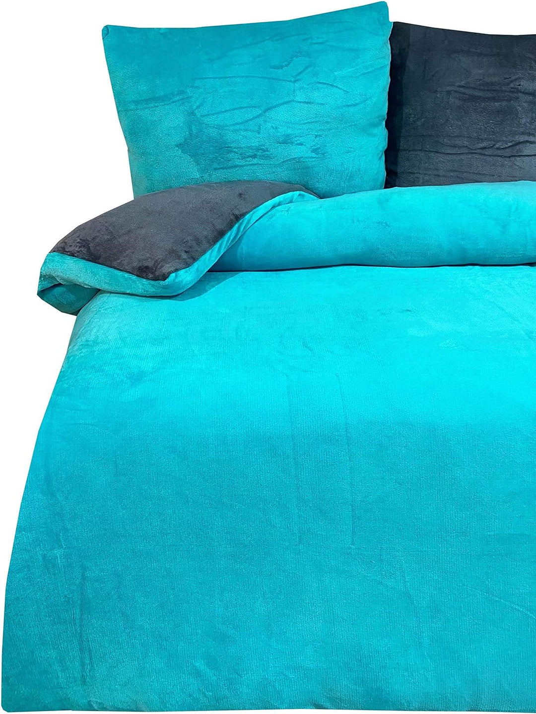 Leonado Vicenti Cashmere Touch Bettwäsche 135 x 200 cm 2 TLG Teddy Plüsch kuschelig warme Winter Wen