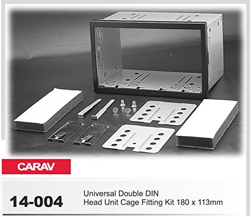 CARAV 40-108* doppel DIN Autoradio Radioblende mit Metallrahmen für Mercedes Benz C-Klasse(W203)2000