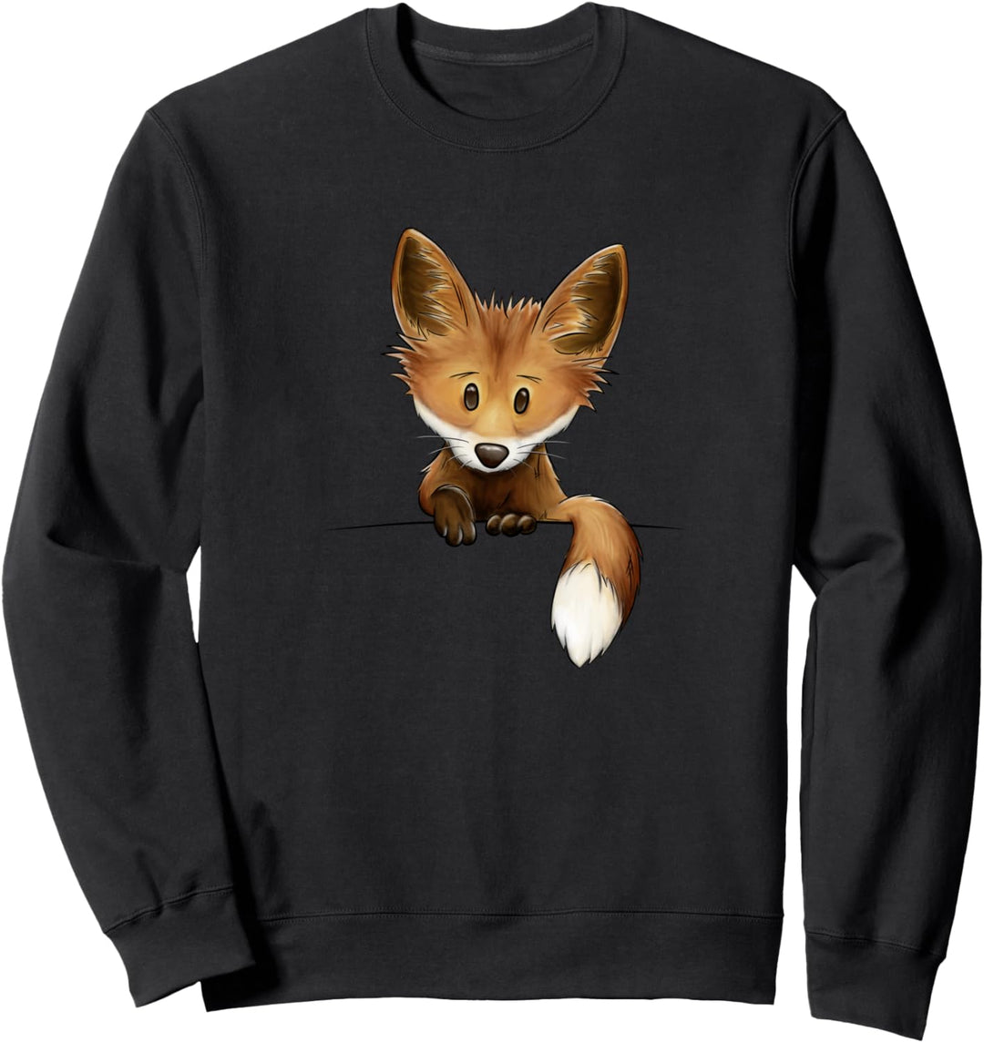 Kleiner wilder Funky Fuchs Wildtier Sweatshirt