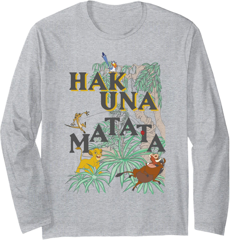 Disney The Lion King Hakuna Matata Mashup C1 Langarmshirt