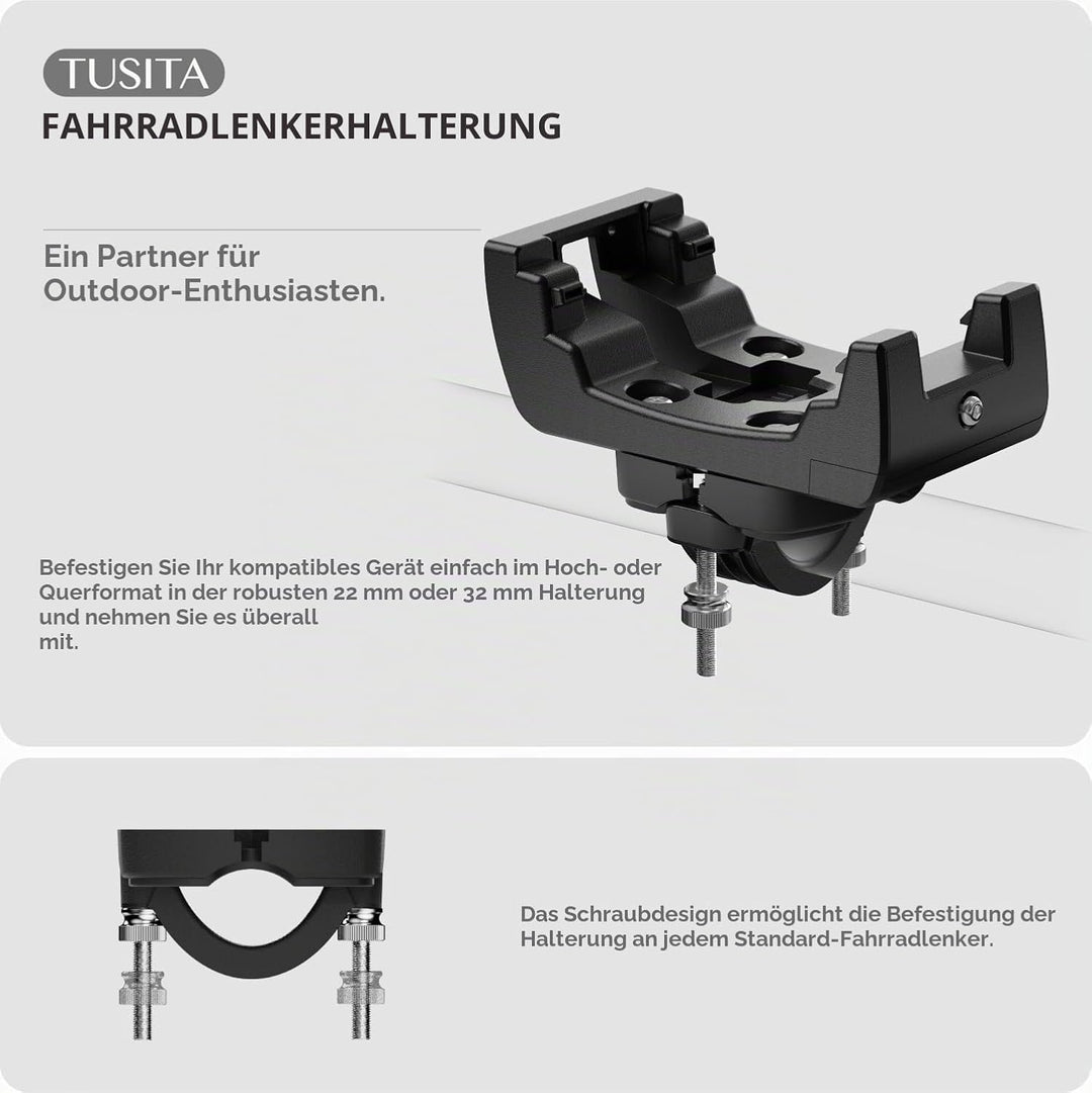 TUSITA Fahrrad Lenkerhalterung Kompatibel mit Garmin Montana 700 700i 750i