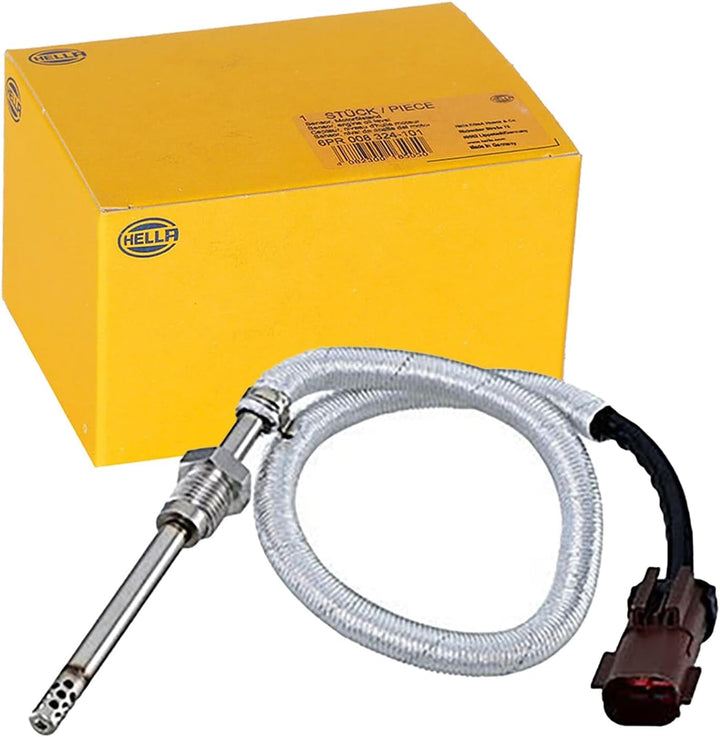 HELLA 6PT 010 376-501 Sensor, Abgastemperatur - 2-polig - geschraubt - Kabel: 430mm