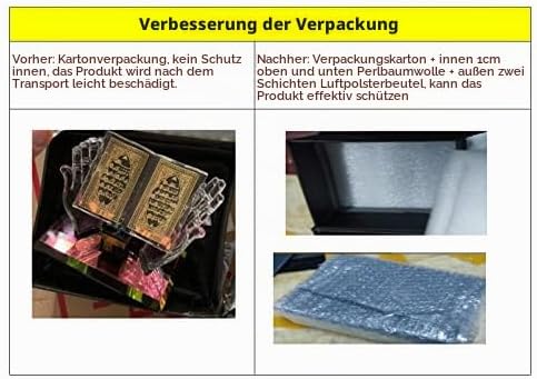 Hztyyier 4.09inch Muslim Kristall Sammlerfiguren für Home Desktop Decor Islamische Gebäude Handwerk