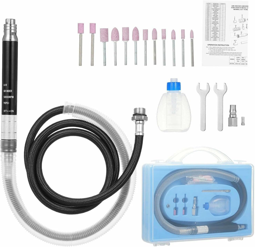 Pneumatische Bleistiftmatrize 1/4-Zoll-Einlass-Stabschleifer-Kit Mikro-Stabschleifer-Set Tragbares P
