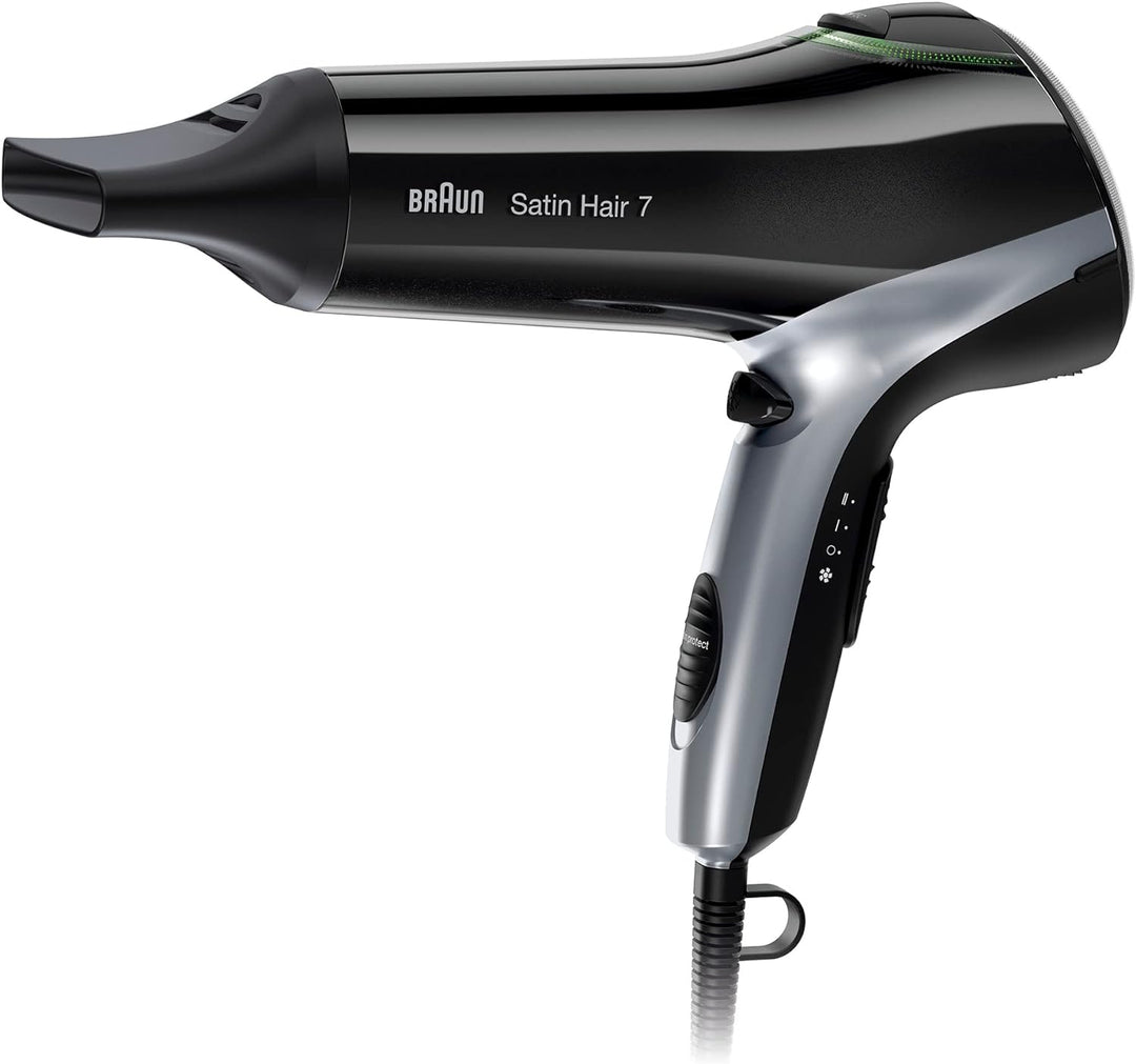 Braun Satin Hair 7 Haartrockner, professioneller Föhn mit IonTec und Satin Protect Technologie, HD71