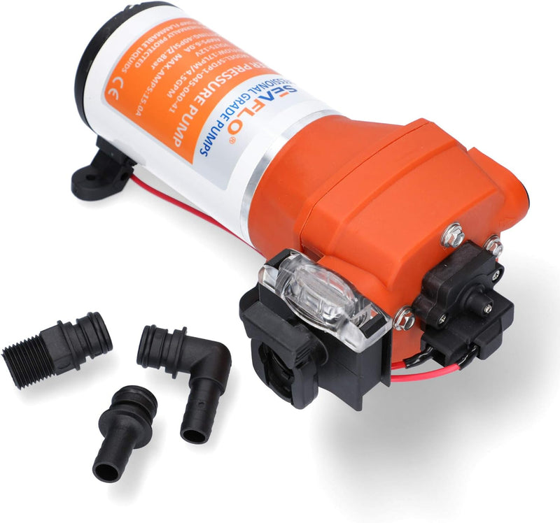 Seaflo SFDP1-045-040-41 12 Volt, 17 LPM, 2,8 Bar 4-Kammer Membranpumpe