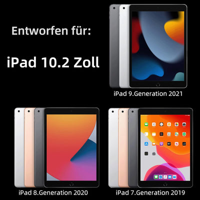 3 Stück Papier Folie Kompatibel mit iPad 7./8./9.Generation(10.2 Zoll, 2019/2020/2021), Matt Papierf