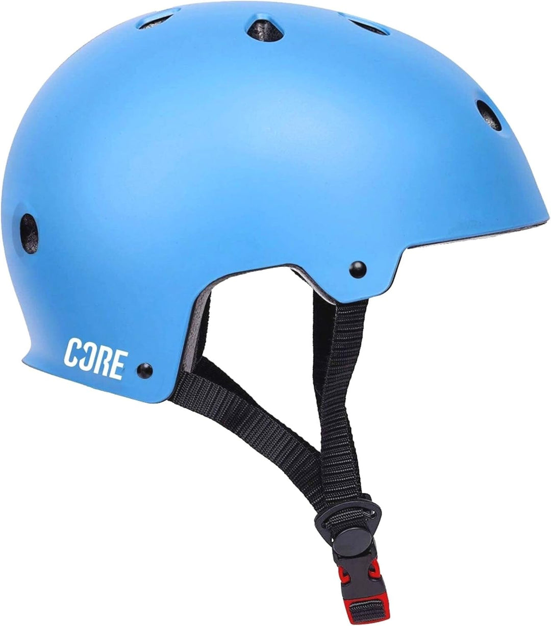 Core Schutzhelm Skate/BMX/Bike/MTB/Roller Derby/Roller Blau M, Blau M