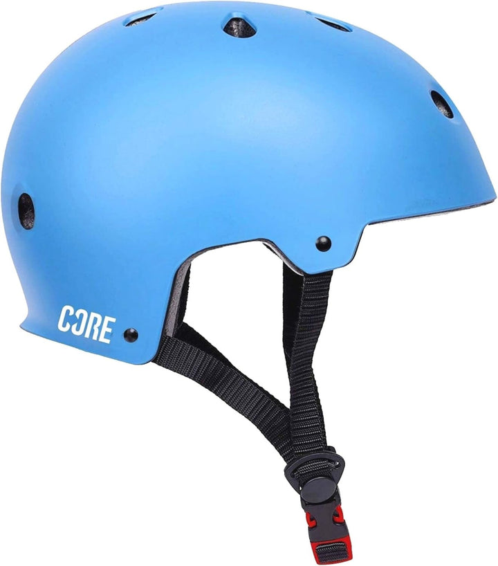Core Schutzhelm Skate/BMX/Bike/MTB/Roller Derby/Roller Blau M, Blau M