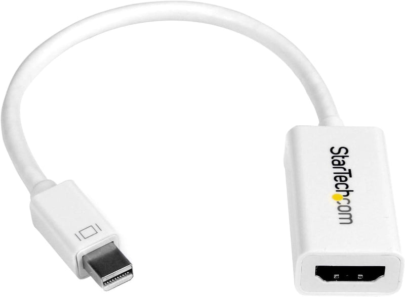 StarTech.com Mini DisplayPort auf HDMI 4k @ 30Hz Adapter - DP 1.2 zu HDMI Audio Video Konverter für