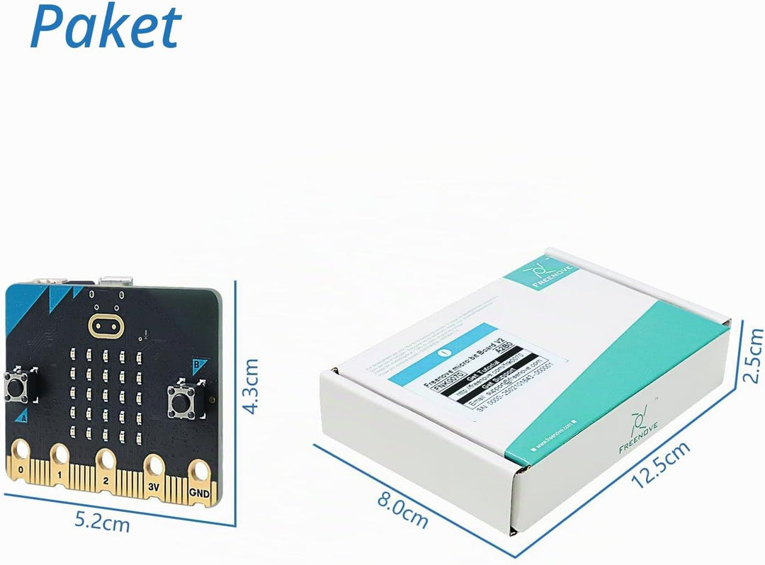 FREENOVE BBC Micro:bit V2 Development Board, Blocks and MicroPython Code, Detailed Tutorial, Example
