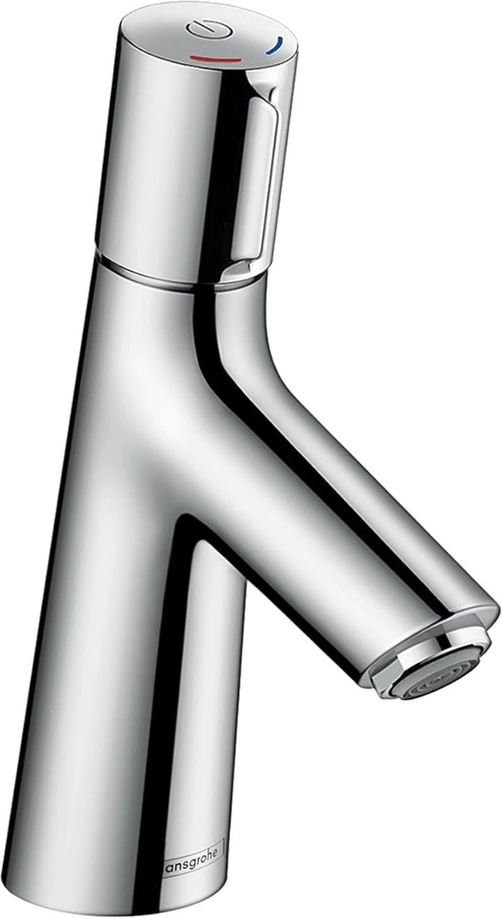 hansgrohe Wasserhahn Talis Select S (Armatur mit Auslauf Höhe 80mm und Zugstangen-Ablaufgarnitur) Ch