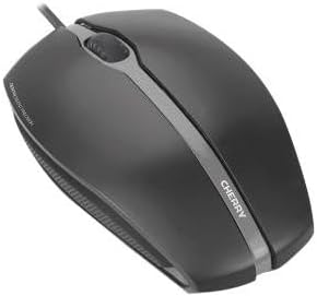 CHERRY GENTIX Silent, kabelgebundene Maus, leise Design-Maus ohne klick, perfekte Ergonomie, präzise