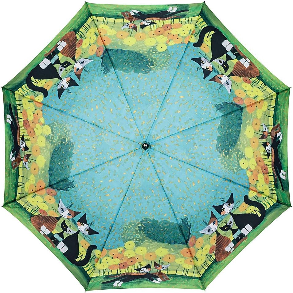 VON LILIENFELD Regenschirm Rosina Wachtmeister: All Together Auf-Automatik Damen Kunst Stockschirm S