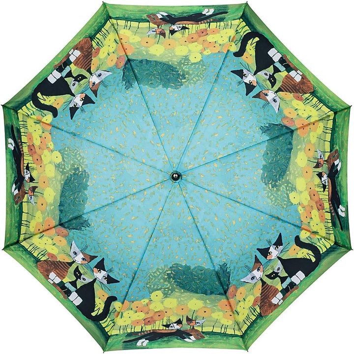 VON LILIENFELD Regenschirm Rosina Wachtmeister: All Together Auf-Automatik Damen Kunst Stockschirm S