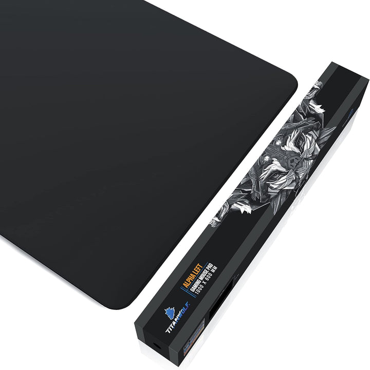 TITANWOLF - Übergrösse Mauspad Gaming 1000x600mm - XXXL Mousepad gross mit Motiv - Tischunterlage La