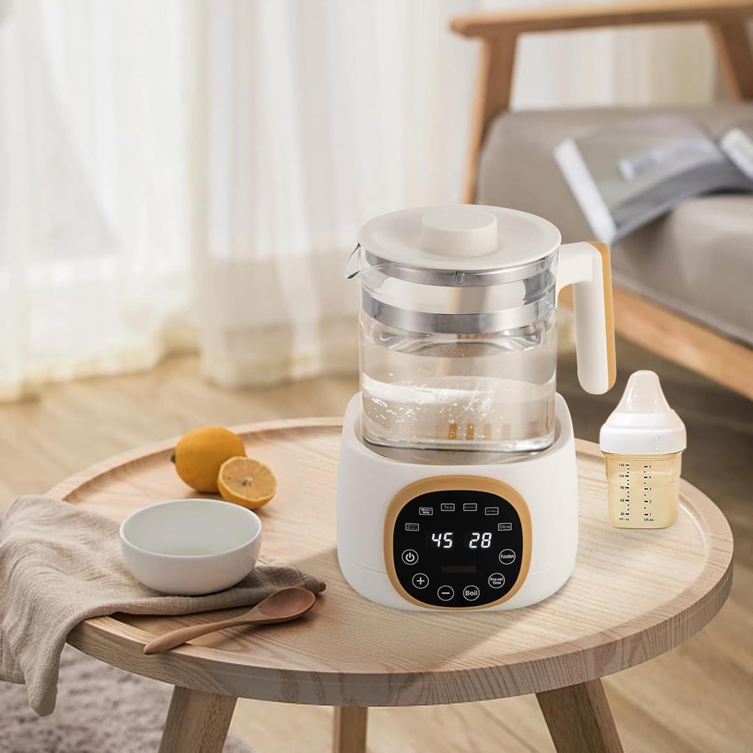 3 in 1 Babyflaschenwärmer, Flaschenwärmer mit Nachtlicht, Erwärmen Warmhalten &amp; Auftauen, Babykostwä