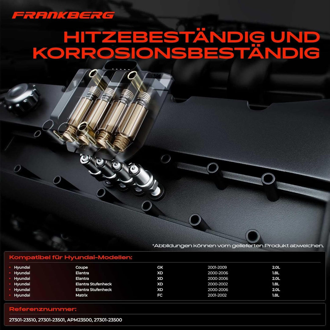 Zündspule Zündmodul für Coupe GK Elantra XD Matrix FC I4 1.8L 2.0L 2000-2009 27301-23500