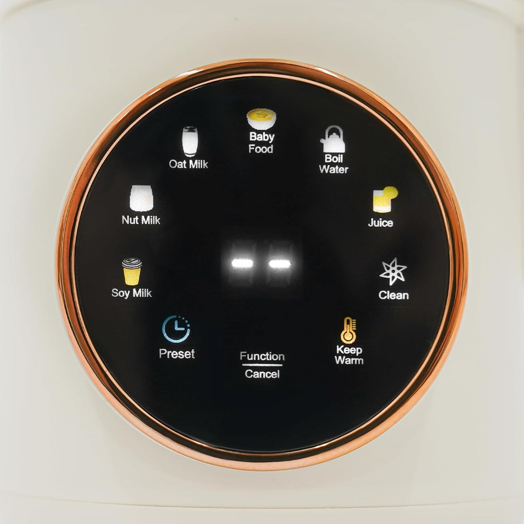 Nussmilchmaschine,1.4L Sojamilch Maschine mit 16 Klingen für Wasser kochen, Saft, Hafermilch, Nussmi