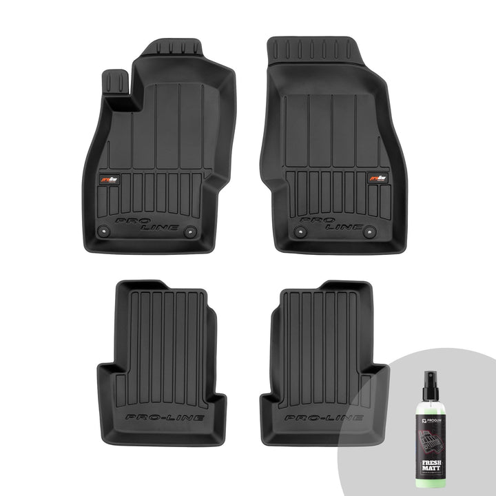 FROGUM ProLine 3D Gummimatten Exklusiven Auto Fussmatten Autofussmatten für Opel Corsa D 2006-2014,
