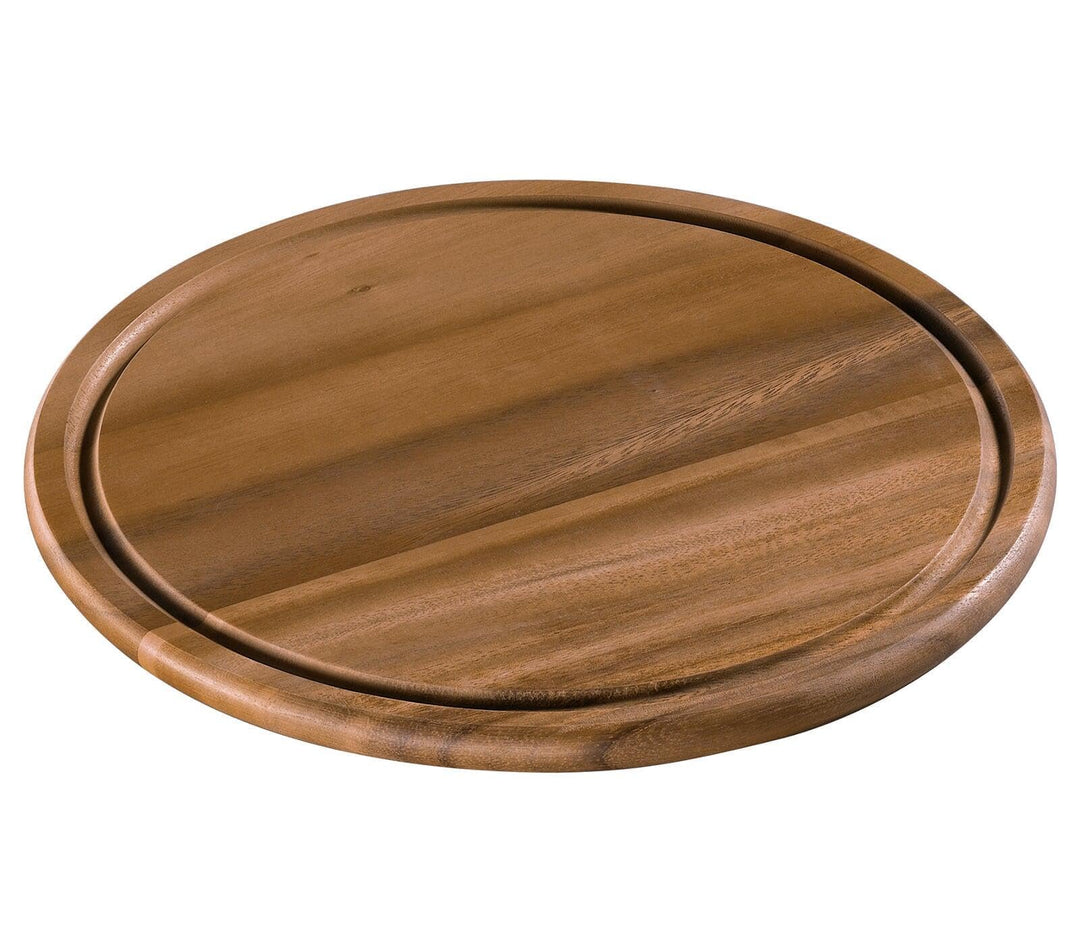 Zassenhaus Käse-/Steakplatte Akazienholz Masse: H: 1,5 cm D: 30 cm, 055078, Holz