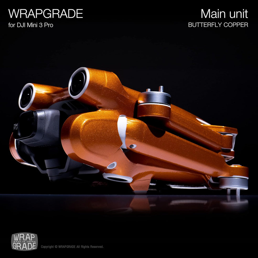 WRAPGRADE Skin Kompatibel mit DJI Mini 3 Pro (Butterfly Copper)