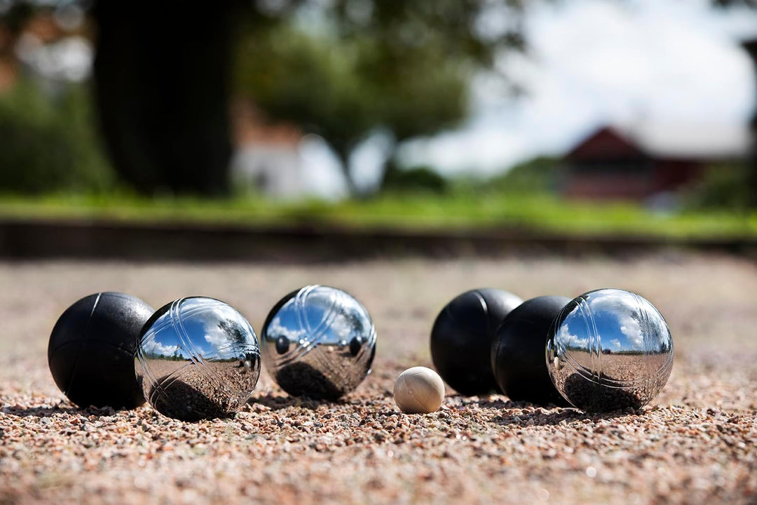 Sunsport 2058687 Sunsport Petanque 'Provence' Boccia, Silber(metallic), One Size