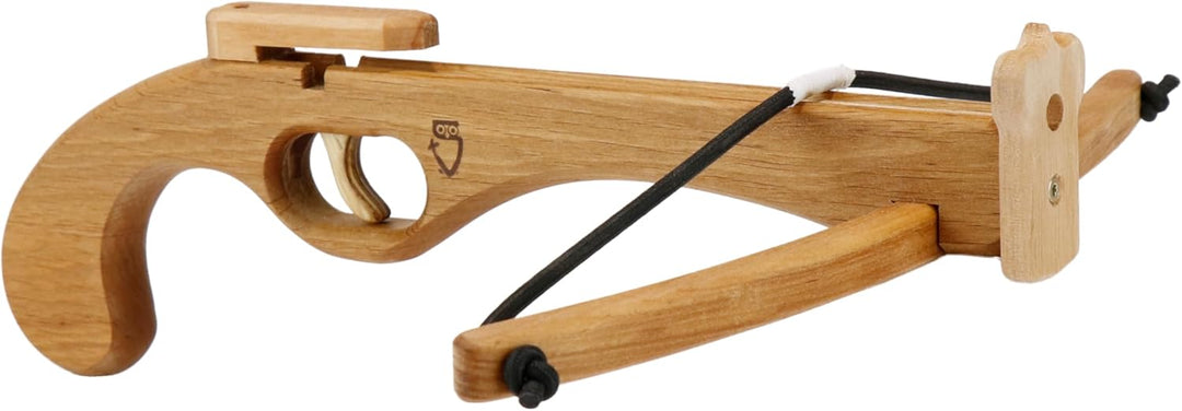 BestSaller 1243 Kinder-Handarmbrust Erlenholz geölt +3X Armbrustbolzen mit Saugnapf 1247 (4-teilig)