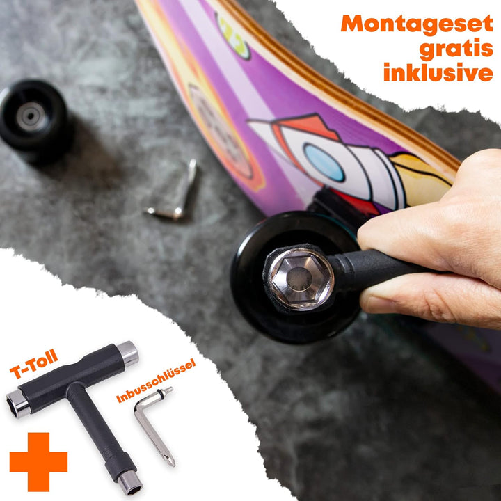 UpTone360 Skateboard: Qualität und Spass auf der Strasse – Dein Board für jeden Style und jedes Alte