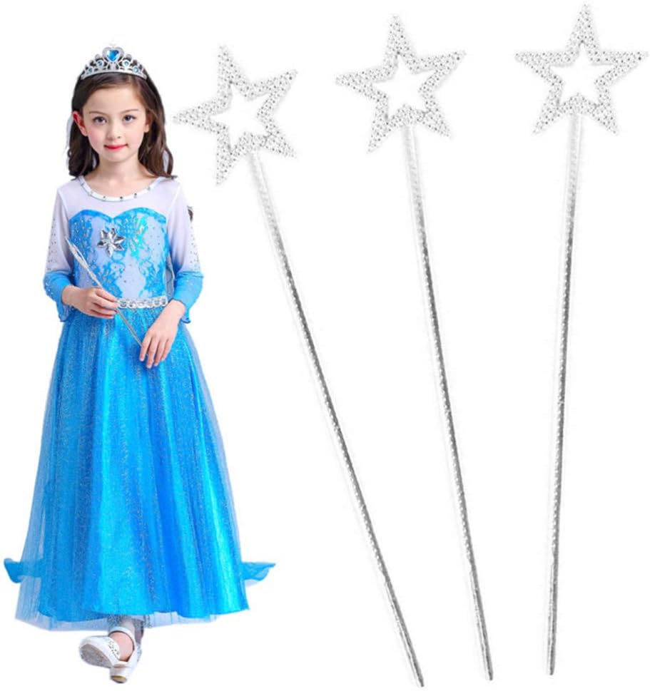 TOYANDONA 12 Stück Sternenstab Weihnachten Fee Prinzessin Stick Xmas Party Favors Mädchen Kostüm Req