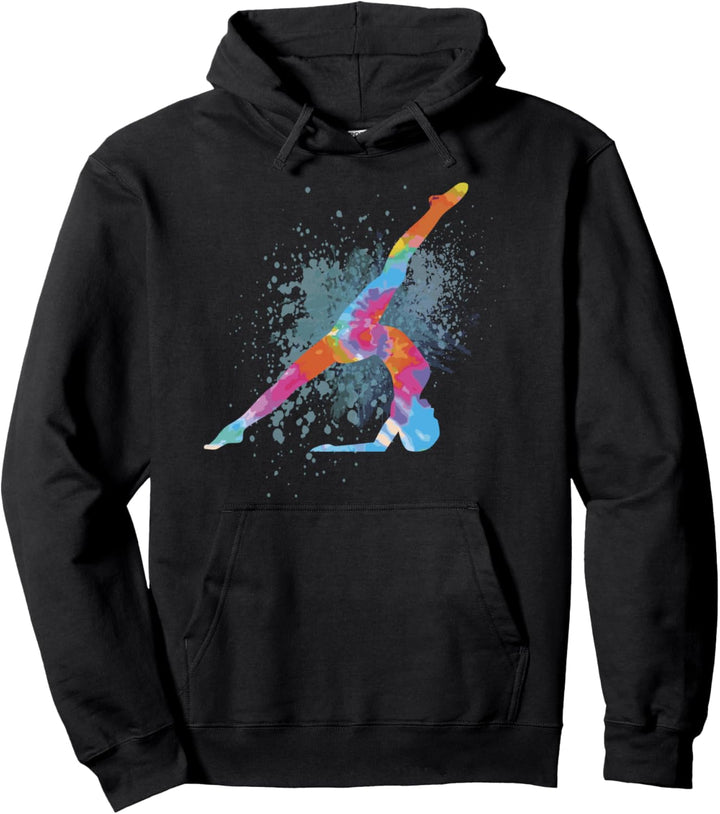 Turnen Mädchen Figur Design - Akrobatin Kunstturnen Turn Pullover Hoodie