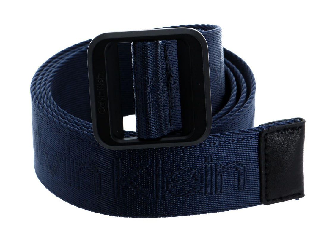 Calvin Klein Slider Webbing Belt W85 Navy
