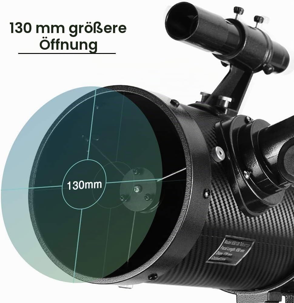 Teleskop 130EQ Newton-Reflektor teleskope für Erwachsene, professionelle Teleskope für Erwachsene As