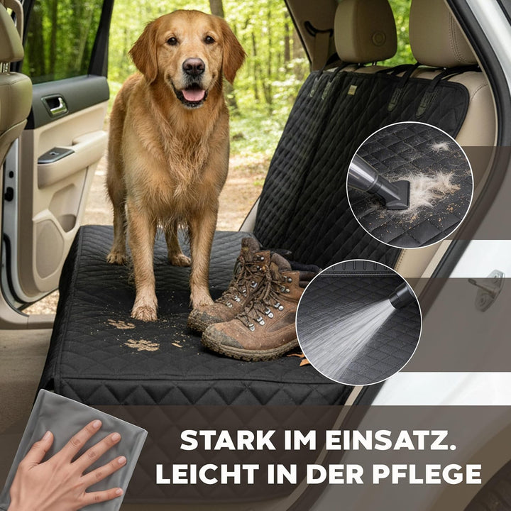 Hainberger Hundedecke Auto Rückbank, Autoschondecke Hund Rücksitz universelle Passform für viele Aut