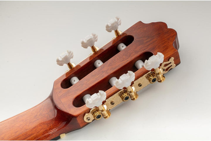 Musiclily Pro 3 auf einer Platte Lyra Style Mechaniken Set für Konzertgitarre,Gold Schmetterlingskno