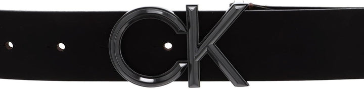 Calvin Klein Adjustable Leather Belt W85 Dark Brown - kürzbar