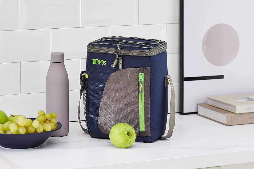 THERMOS Kühltasche Radiance small 8,5 Liter - Isolierte Einkaufstasche aus Polyester, blau 20,3 x 14