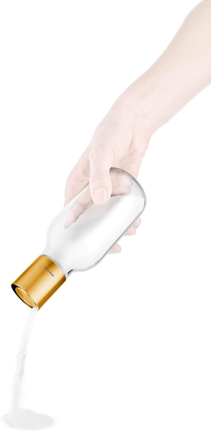 EVA SOLO | Zuckerspender Messing | Schlichtes Design aus Glas und Edelstahl mit PVD-Beschichtung in