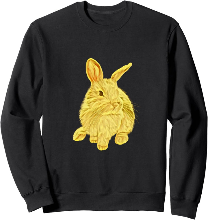 Niedliches Häschen Motiv Hase Haustiere Kaninchen Hasen Sweatshirt
